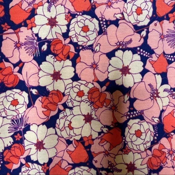 LuLaRoe Floral Randy Baseball T Shirt - Picture 5 of 5